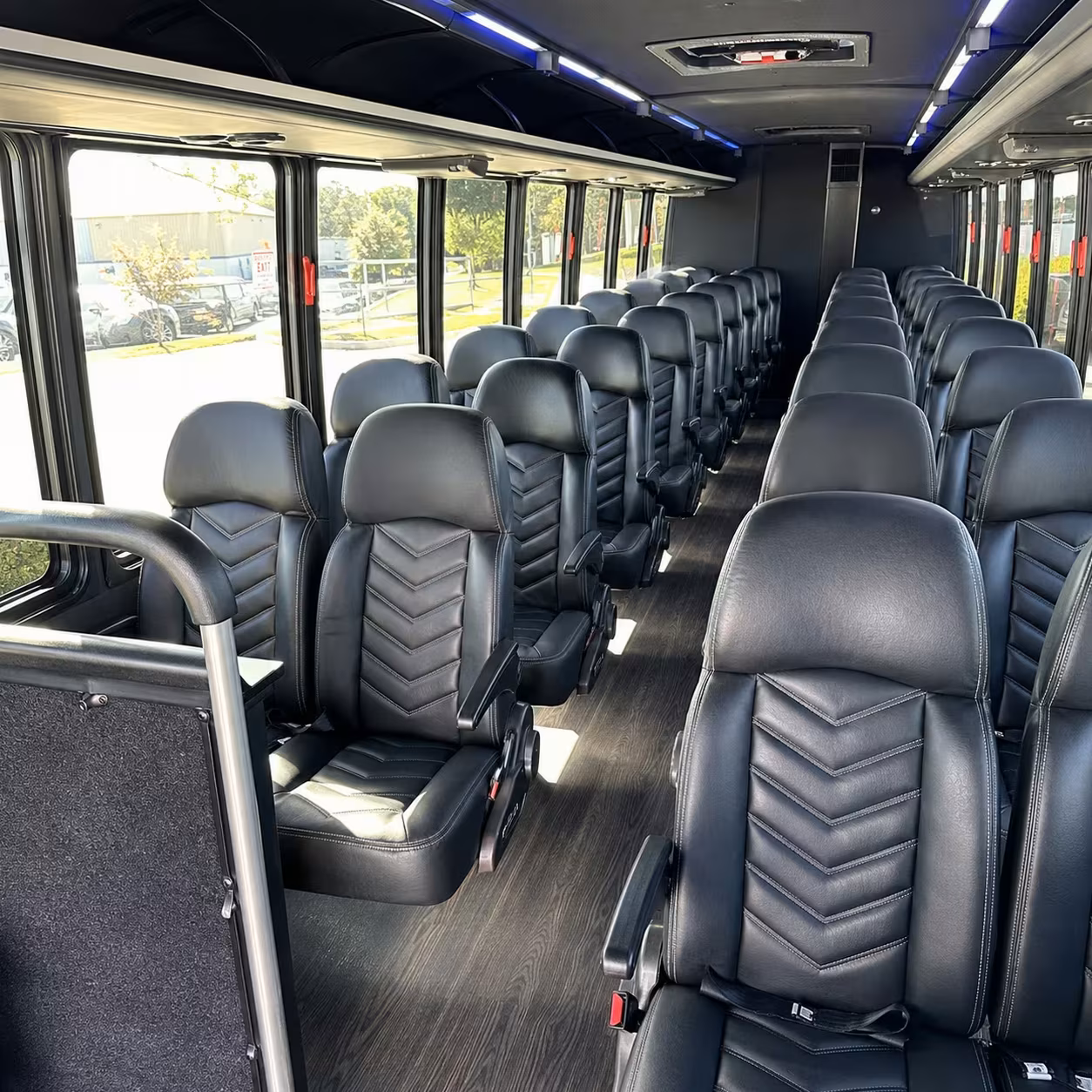 25 passenger minibus interior
