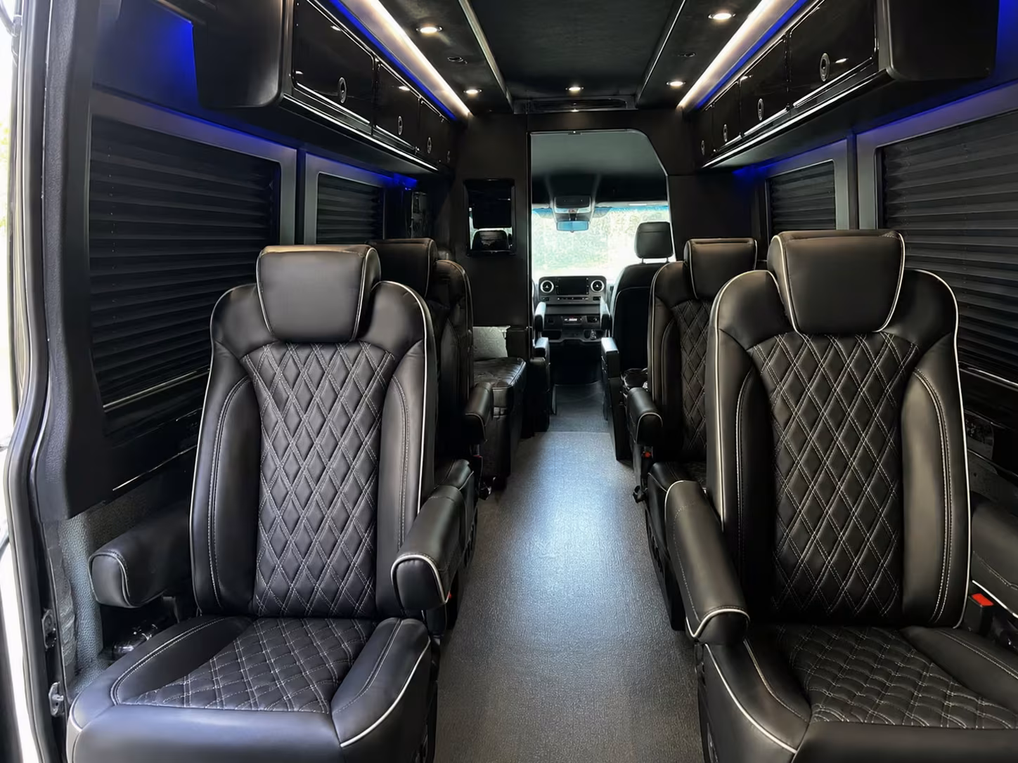 sprinter van with driver interior