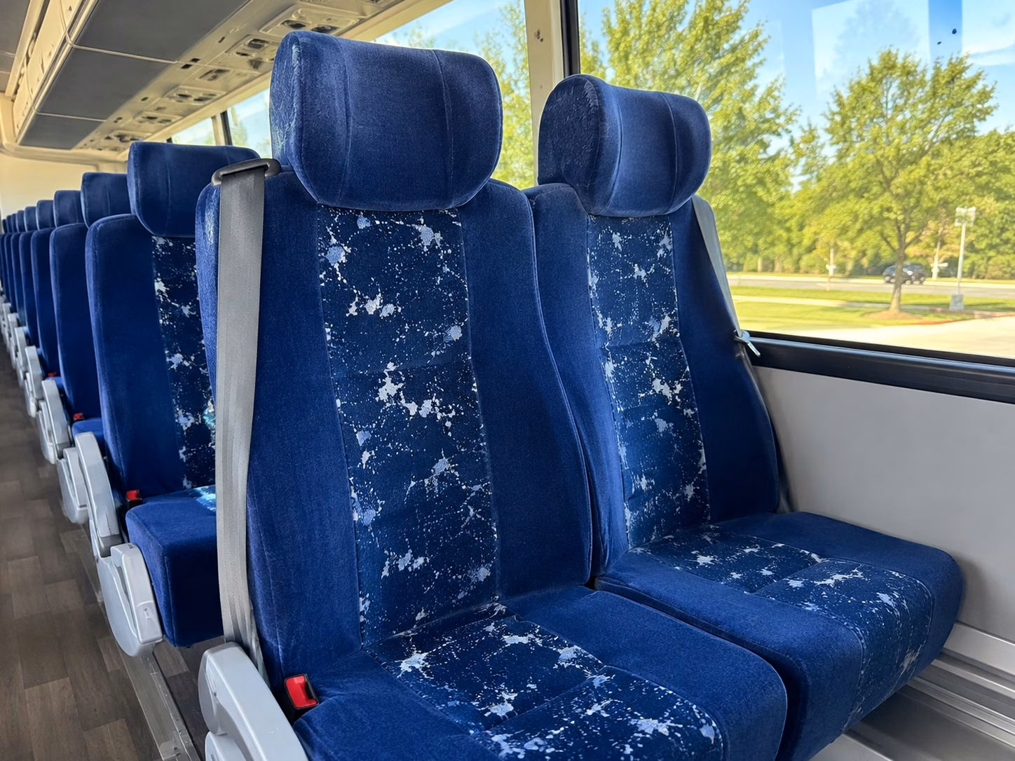 surprise charter bus rental interior