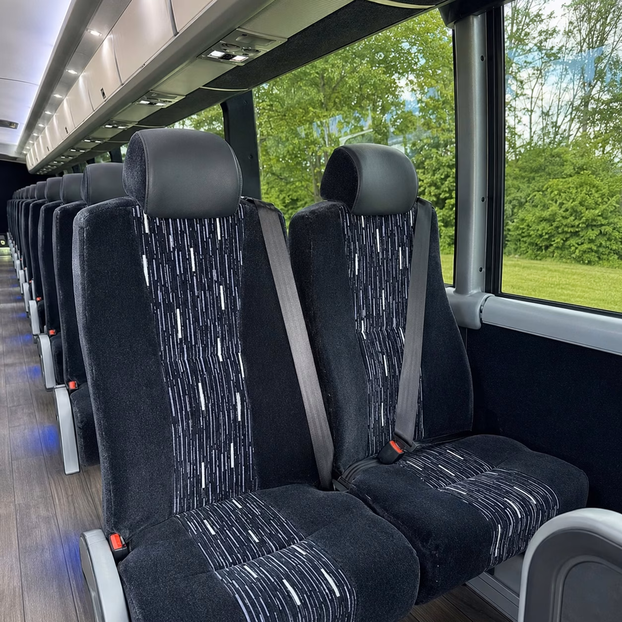surprise wedding shuttle buses between hotels and venues